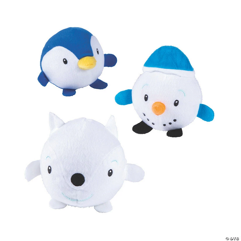 New ๐คฉ Stuffed Round Winter Snow Characters - 12 Pc. ๐ 4 New ๐คฉ Stuffed Round Winter Snow Characters - 12 Pc. ๐ - Image 2