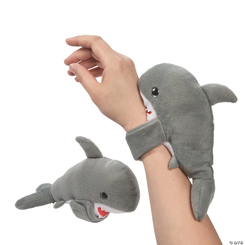 Promo ❤️ Hugging Stuffed Shark Slap Bracelets - 12 Pc. ⌛ 4 Promo ❤️ Hugging Stuffed Shark Slap Bracelets - 12 Pc. ⌛ - Image 2