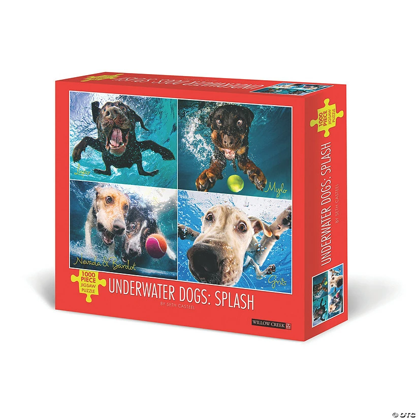 New π Willow Creek Press Underwater πΆ Dogs: Splash 1000-Piece Puzzle π 4 New π Willow Creek Press Underwater πΆ Dogs: Splash 1000-Piece Puzzle π - Image 2