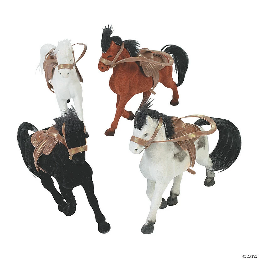 Best deal π Flocked Horses with Saddle - 12 Pc. βοΈ 4 Best deal π Flocked Horses with Saddle - 12 Pc. βοΈ - Image 2