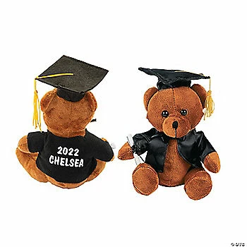 Outlet ๐ Personalized Graduation Stuffed Bear - Black ๐ 3 Outlet ๐ Personalized Graduation Stuffed Bear - Black ๐