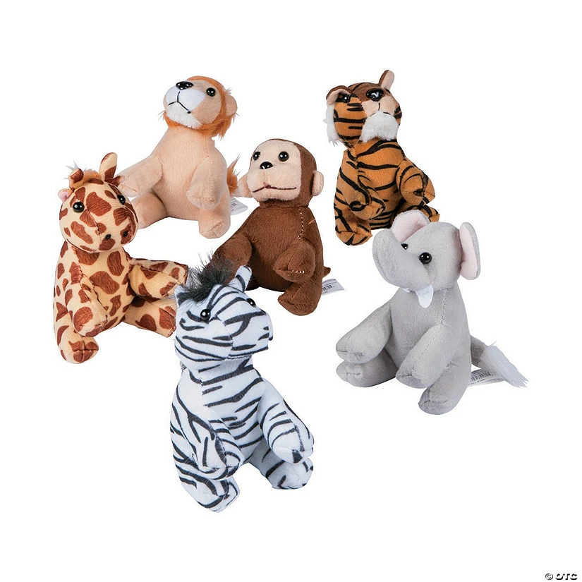 Cheapest π€© Sitting Stuffed Zoo Animals - 12 Pc. βοΈ 4 Cheapest π€© Sitting Stuffed Zoo Animals - 12 Pc. βοΈ - Image 2