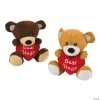 Discount 🤩 Bear Hugs Heart Brown Stuffed Bears - 12 Pc. 😍 -BigMouth Inc Shop bear hugs heart brown stuffed bears 12 pc 32 1577
