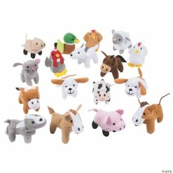 Promo 🔔 Bulk Farm Stuffed Animals Assortment - 50 Pc. 🎁