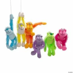 Cheapest ❤️ Bulk Long Arm Neon Stuffed Gorillas - 72 Pc. 🌟 -BigMouth Inc Shop bulk long arm neon stuffed gorillas 72 pc 13956496 a02
