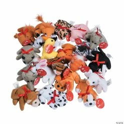 Cheapest 😍 Bulk Mini Gift Exchange Stuffed Animal Assortment - 50 Pc. ❤️