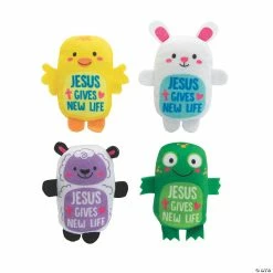 Promo 🔥 Bulk Religious Spring Stuffed Animal Assortment - 50 Pc. 🎁