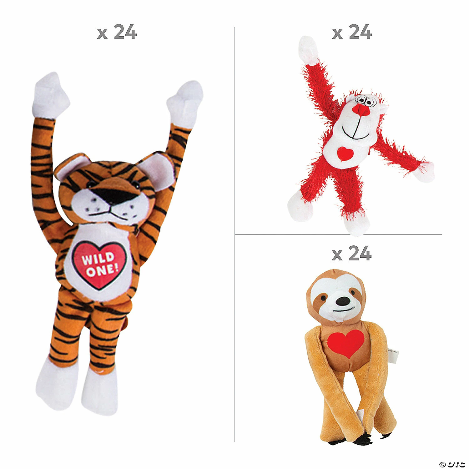 Cheap ❤️ Bulk Valentine Long Arm Stuffed Animal Assortment - 72 Pc. ⌛ 4 Cheap ❤️ Bulk Valentine Long Arm Stuffed Animal Assortment - 72 Pc. ⌛ - Image 2