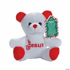 Best deal 👏 Candy Cane Religious Stuffed Bears with Card - 12 Pc. 👍
