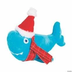 Brand new 💯 Christmas Blue Stuffed Santa Sharks - 12 Pc. 🥰