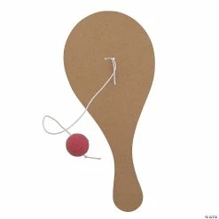 Deals 🧨 Color Your Own Party Animal Paddleball Games - 12 Pc. 😍 -BigMouth Inc Shop color your own party animal paddleball games 12 pc 13871904 a02