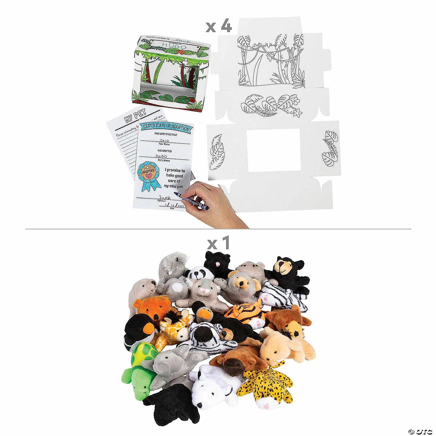 Hot Sale β€οΈ Color Your Own Stuffed Jungle Animal Desk Pet Habitat Kit for 48 π 5 Hot Sale β€οΈ Color Your Own Stuffed Jungle Animal Desk Pet Habitat Kit for 48 π - Image 3