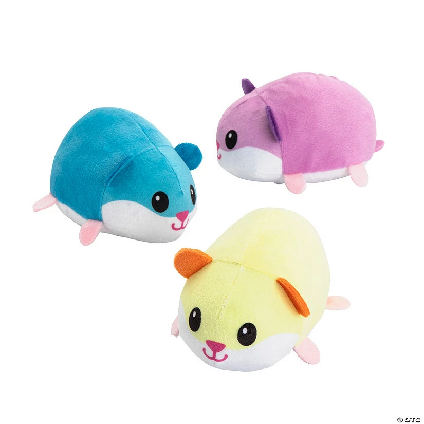 Cheap π Colorful Stuffed Hamsters - 12 Pc. π 3 Cheap π Colorful Stuffed Hamsters - 12 Pc. π