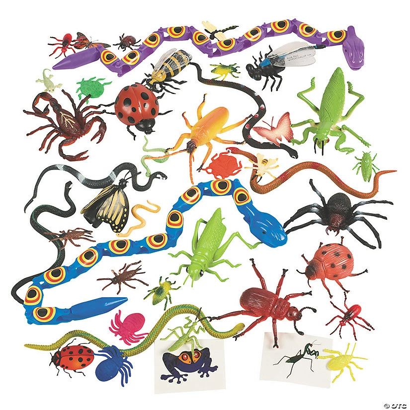 Outlet โ Creepy Crawly Toy Assortment - 100 Pc. ๐ฅ 3 Outlet โ Creepy Crawly Toy Assortment - 100 Pc. ๐ฅ