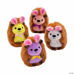 Promo ✔️ Easter Stuffed Pastel Hedgehogs - 12 Pc. 🔥