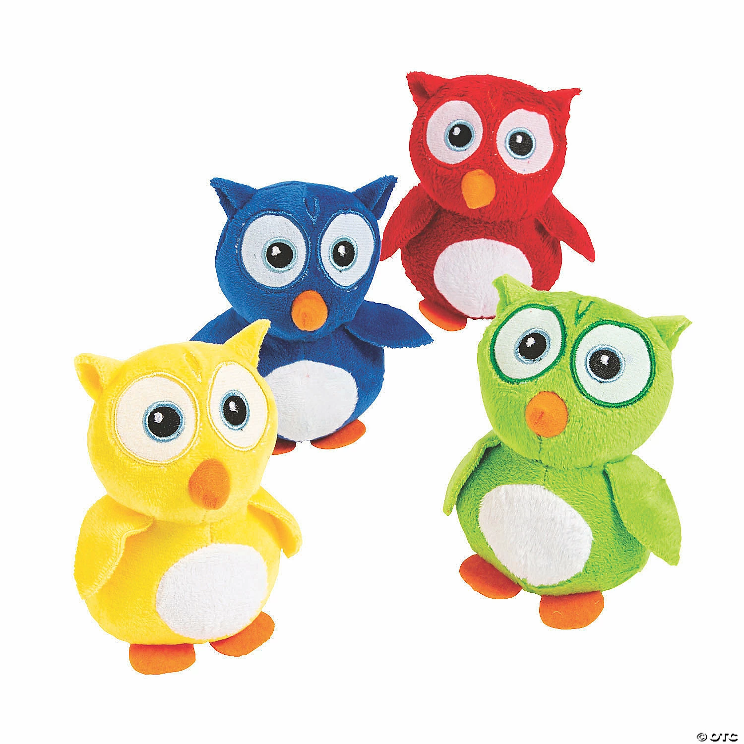 New โจ Embroidered Stuffed Owls - 12 Pc. ๐ 3 New โจ Embroidered Stuffed Owls - 12 Pc. ๐