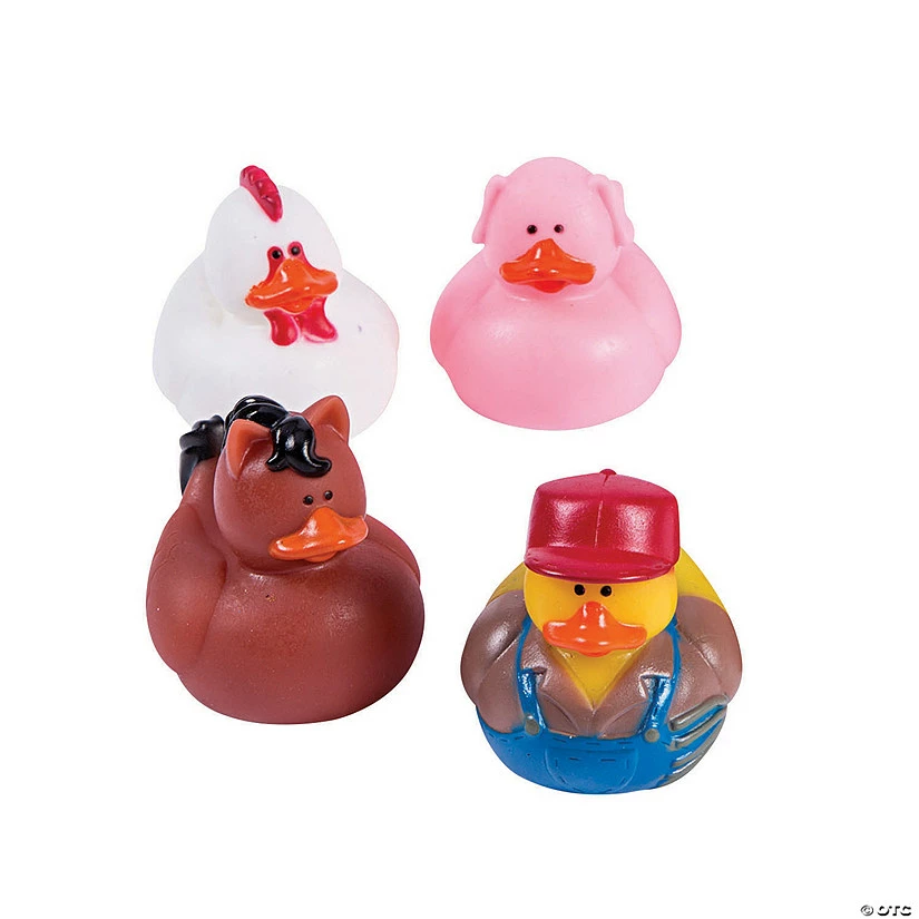 Budget ๐ Farm Rubber Ducks - 12 Pc. ๐งจ 3 Budget ๐ Farm Rubber Ducks - 12 Pc. ๐งจ