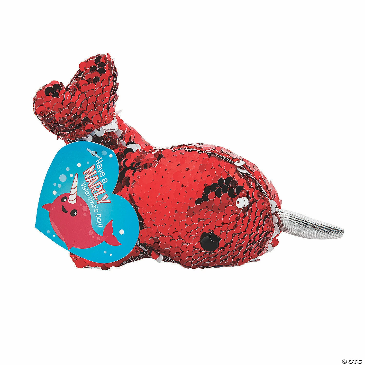 Wholesale π― Flipping Sequin Stuffed Narwhal Valentine Exchanges with Card for 12 π 4 Wholesale π― Flipping Sequin Stuffed Narwhal Valentine Exchanges with Card for 12 π - Image 2