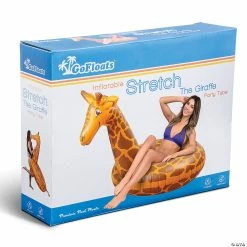 Best deal 🔥 GoFloats Stretch the Giraffe Party Tube Inflatable Raft 💯 -BigMouth Inc Shop gofloats stretch the giraffe party tube inflatable raft14097601 a02