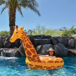 Best deal 🔥 GoFloats Stretch the Giraffe Party Tube Inflatable Raft 💯 -BigMouth Inc Shop gofloats stretch the giraffe party tube inflatable raft14097601 a03
