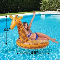 Best deal 🔥 GoFloats Stretch the Giraffe Party Tube Inflatable Raft 💯 -BigMouth Inc Shop gofloats stretch the giraffe party tube inflatable raft14097601 a05