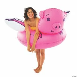 Budget ❤️ Inflatable BigMouth® Flying Pig Pool Float 👍 -BigMouth Inc Shop inflatable bigmouth sup sup flying pig pool float13940225 a02