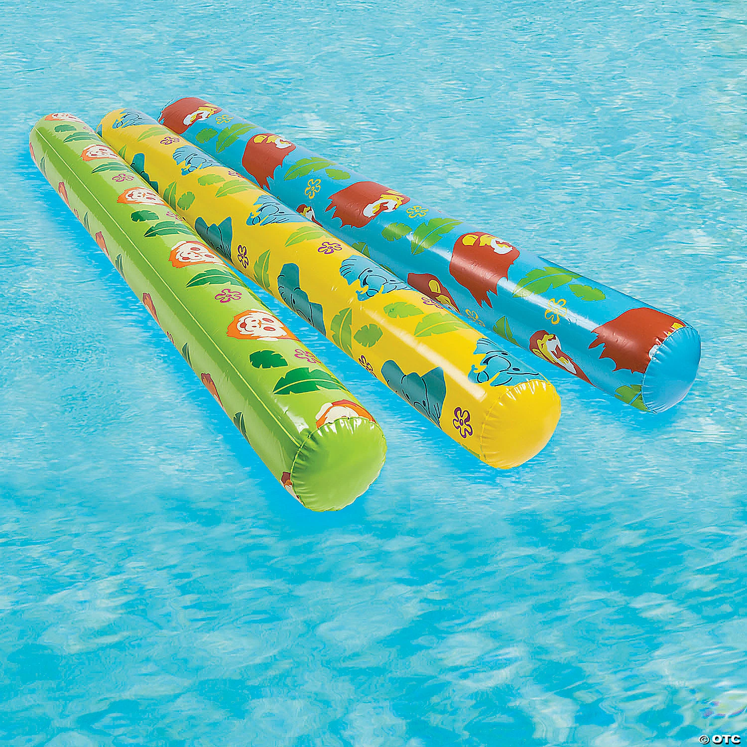 New β Inflatable Safari Animal Pool Noodles - 6 Pc. 𧨠3 New β Inflatable Safari Animal Pool Noodles - 6 Pc. π§¨