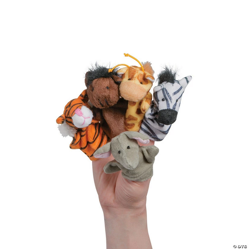 Top 10 π Jungle & Farm Animal Stuffed Finger Puppets - 12 Pc. π₯° 3 Top 10 π Jungle & Farm Animal Stuffed Finger Puppets - 12 Pc. π₯°