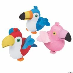 Brand new 👍 Luau Tropical Stuffed Birds - 12 Pc. 😍