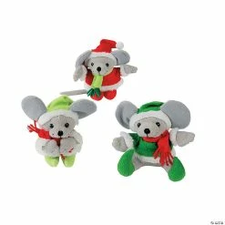Top 10 🎉 Mini 🎄 Christmas Santa Hat Stuffed Mice - 12 Pc. 🎉