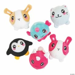 Best reviews of 🎉 Mini Cute Stuffed Animal Squishy Assortment - 6 Pc. ⭐