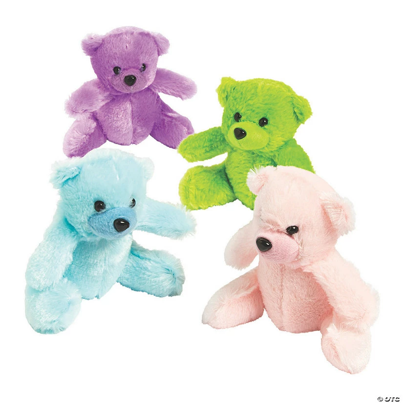 Top 10 ⌛ Mini Pastel Colors Stuffed Bears - 12 Pc. ✨ 3 Top 10 ⌛ Mini Pastel Colors Stuffed Bears - 12 Pc. ✨