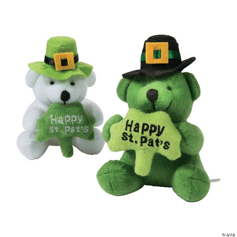 Coupon ✨ Mini St. Patrick’s Day Green Shamrock Stuffed Bears - 12 Pc. 🤩 3 Coupon ✨ Mini St. Patrick’s Day Green Shamrock Stuffed Bears - 12 Pc. 🤩