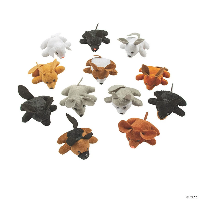 New โ Mini Stuffed ๐ Dog Pound Collection - 24 Pc. ๐ 3 New โ Mini Stuffed ๐ Dog Pound Collection - 24 Pc. ๐