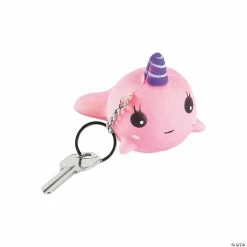Best Pirce 🧨 Narwhal Slow-Rising Squishy Keychains - 12 Pc. 🔔