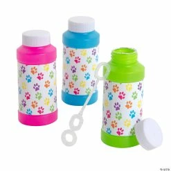 Best reviews of 💯 Paw Print Bubble Bottles - 12 Pc. 🎁