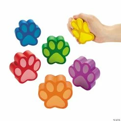 Flash Sale 🥰 Paw Print Stress Toys - 12 Pc. ❤️