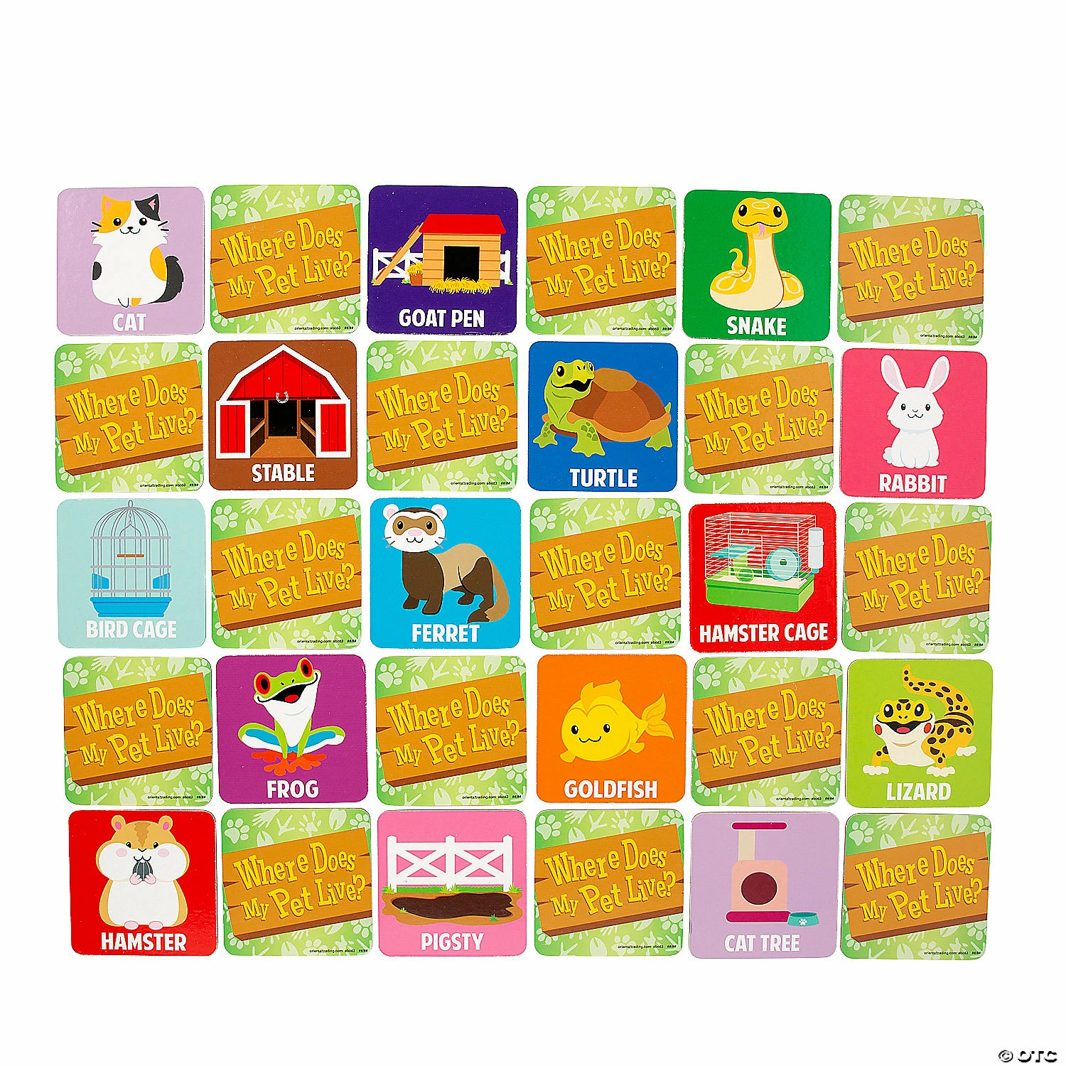 Cheap ๐งจ Pets & Homes Matching Memory Game โ 4 Cheap ๐งจ Pets & Homes Matching Memory Game โ - Image 2