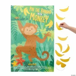 Brand new 🛒 Pin the Banana on the Monkey Game 🎉