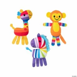 Cheapest ✔️ Rainbow Stuffed Animals - 12 Pc. 👏