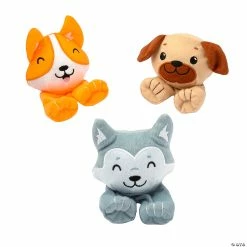 Cheapest 🤩 Stuffed Walking 🦮 Dog Finger Puppets - 12 Pc. 👍