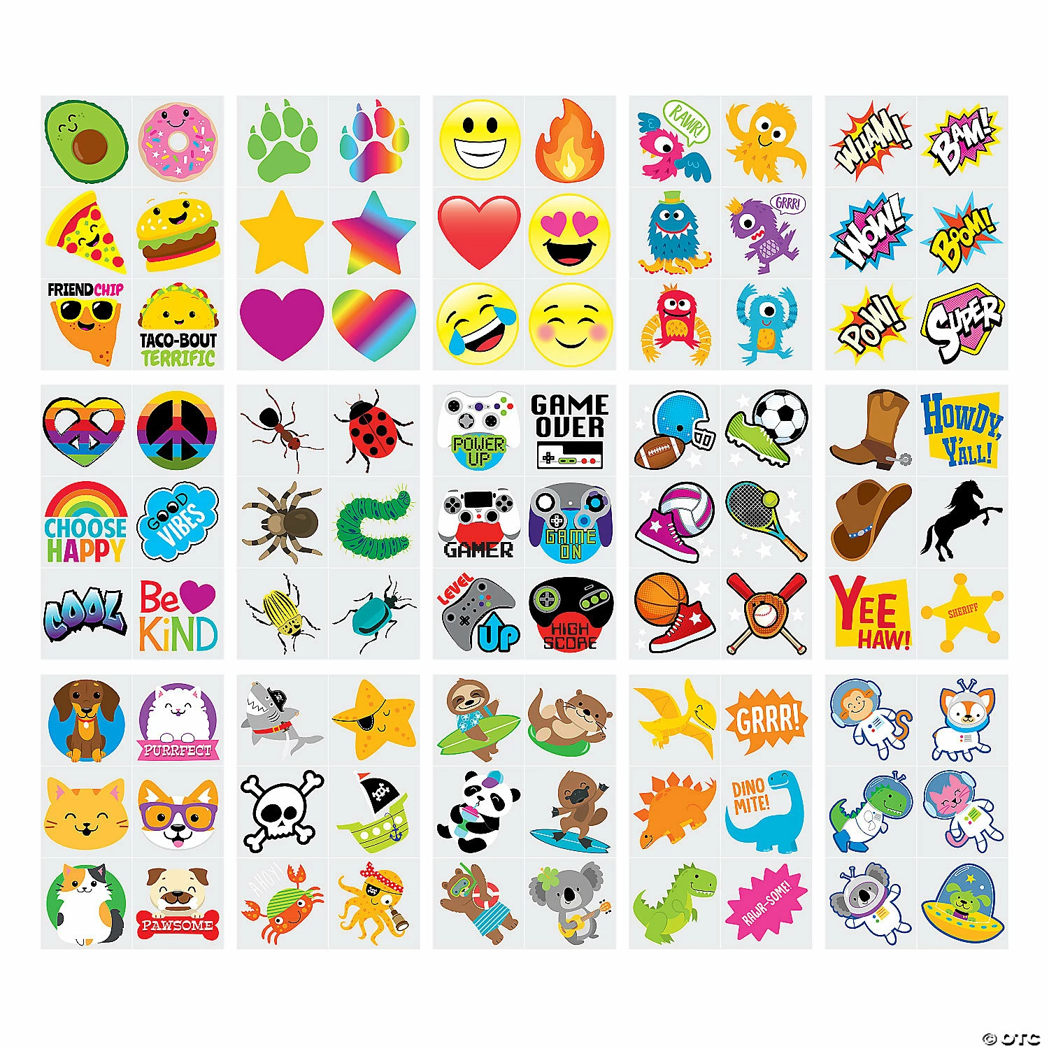Cheapest ⌛ Temporary Tattoo Assortment - 720 Pc. ⭐ 3 Cheapest ⌛ Temporary Tattoo Assortment - 720 Pc. ⭐