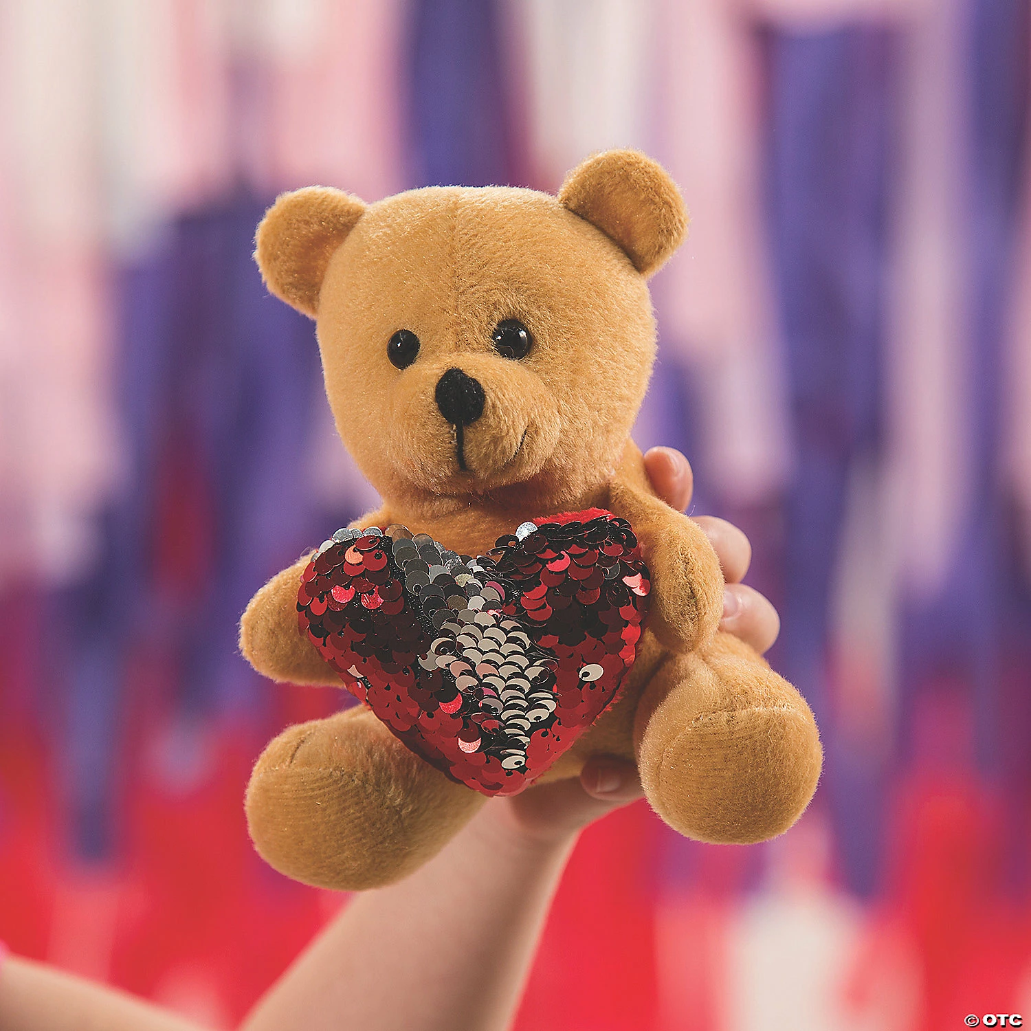 Brand new ⭐ Valentine’s Day Red Reversible Sequin Heart Stuffed Bears - 12 Pc. 🤩 5 Brand new ⭐ Valentine’s Day Red Reversible Sequin Heart Stuffed Bears - 12 Pc. 🤩 - Image 3