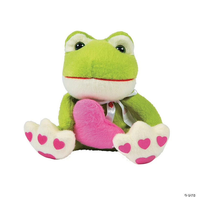 Deals ๐ Valentine Stuffed Frogs with Pink Heart - 12 Pc. ๐ 3 Deals ๐ Valentine Stuffed Frogs with Pink Heart - 12 Pc. ๐