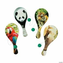 Outlet 🔔 Wildlife Paddleball Games - 12 Pc. 🔥