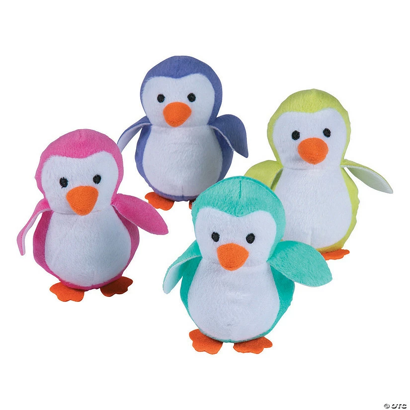 Budget π Winter Stuffed Dayglow Penguins - 12 Pc. β€οΈ 3 Budget π Winter Stuffed Dayglow Penguins - 12 Pc. β€οΈ